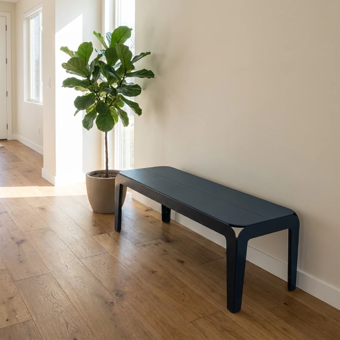 asiento de metal para interiores