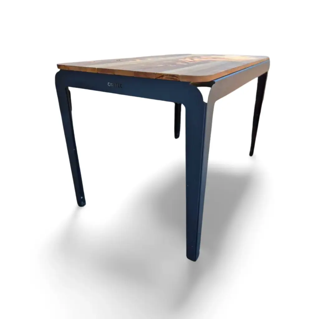 Mesa acero Galvanizado, Madera Tropical y/o Pintura