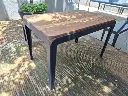 Mesa acero Galvanizado, Madera Tropical y/o Pintura