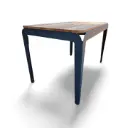 Mesa acero Galvanizado, Madera Tropical y/o Pintura