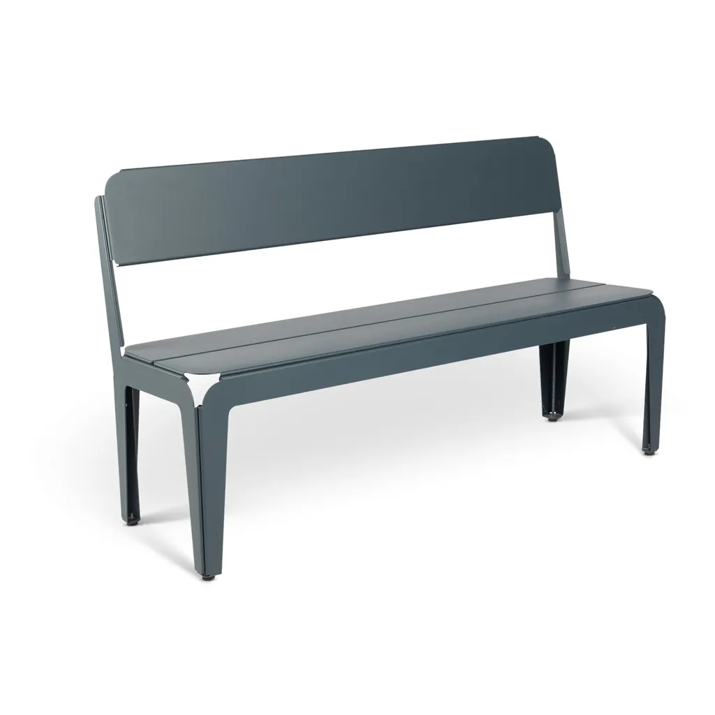 Banca de metal Triple con respaldo CRTEC
