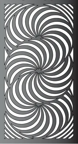 Celosías Abstractas (0.9 m, 2.4 m)