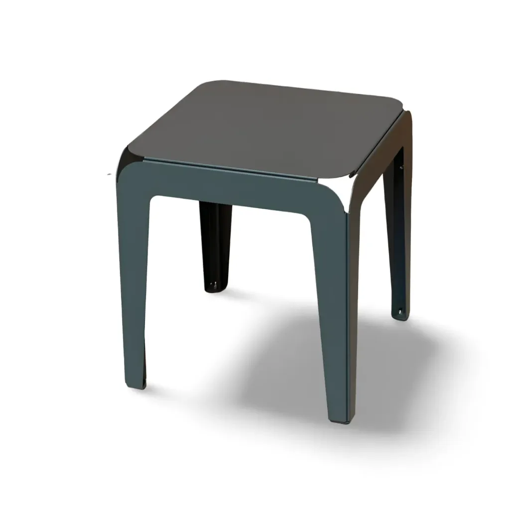 [CRAS1-02-PIN-GC] Asiento individual de metal (Gris Claro)