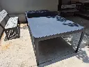 Mesa de Ping Pong 8 Personas, Acero Galvanizado, Pintura Electroestática
